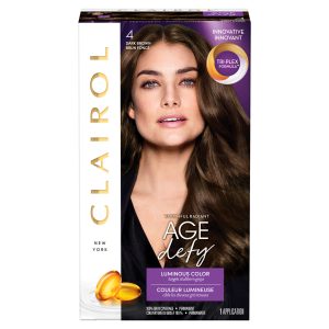 Clairol Age Defy Expert Collection Hair Color, 4 Dark Brown Hair Care