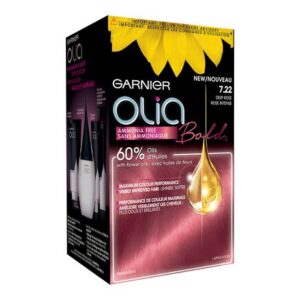 Garnier Permanent Olia Oil Powered Hair Colour - Deep Rose #7.22 - Dark Pink