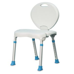Aquasense Folding Bath And Shower Chair With Non-slip Seat And Backrest – 1.0 Ea Bathroom Safety