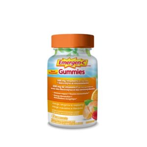 Emergen-c Immune Gummie Orange Tangerine Raspberry Vitamins And Minerals