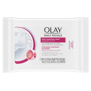 Olay Daily Facials Hydrating Cleansing Cloths – 7.0 Ea Skin Care