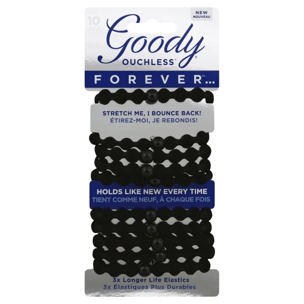 Goody Ouchless Forever Elastic Hair Ties - 10ct