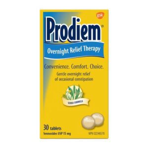 Prodiem Overnight Relief Therapy Tablets Antacids / Laxatives