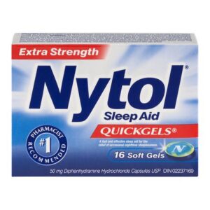 Nytol Sleep Aid Extra Strength Quickgels Sedatives