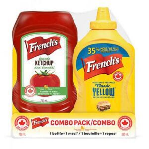 French’s Tomato Ketchup and Classic Yellow Prepared Mustard Combo Food & Snacks