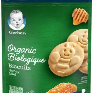 Gerber Organic Biscuits Honey Flavour Toddler Snack 150.0 G Baby Needs