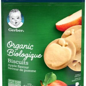 Gerber Organic Biscuits Apple Flavour Toddler Snack 150.0 G Baby Needs