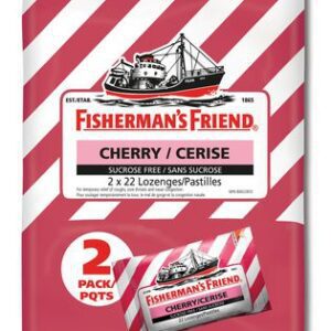 Fisherman’s Friend Cherry Sucrose Free Cough Suppressant Lozenges Cough and Cold