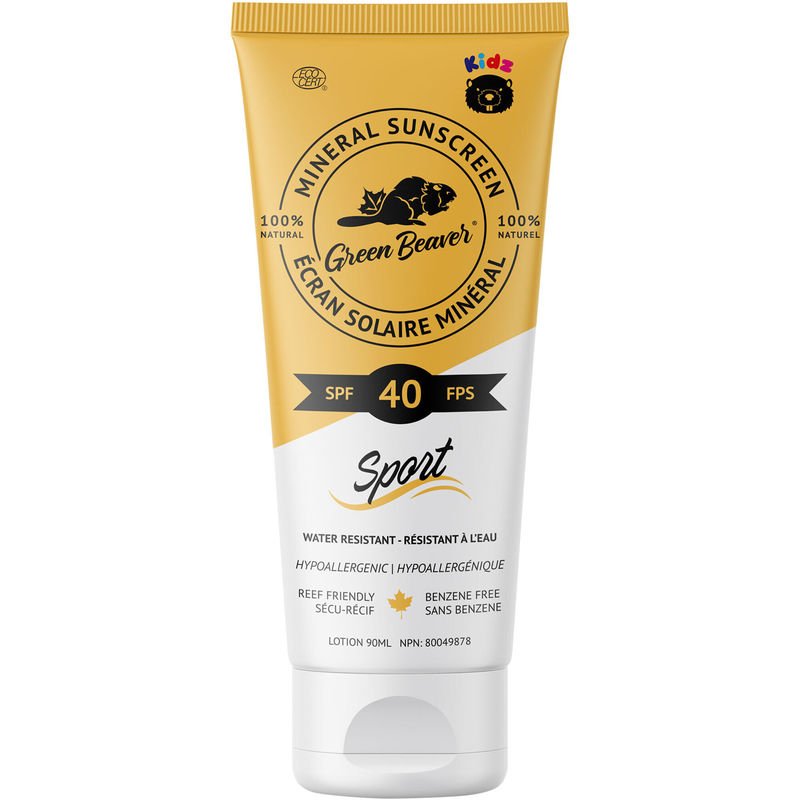 Green Beaver Natural Mineral Sunscreen Lotion For Kids Spf 40