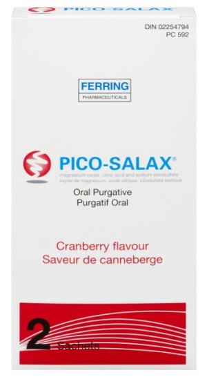 PICO-SALAX Cranberry Flavored Powder 2 Sachets