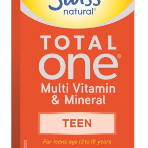 Swiss Natural Total One Multi Vitamin and Mineral Teen VITAMINS, DIET & FOOD SUPPLIMENTS