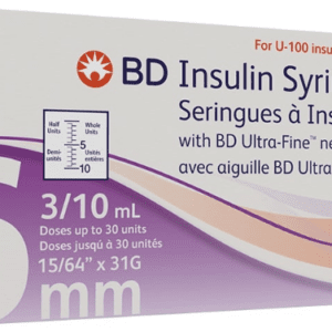 BD Ultra-Fine 0.3ML 31G 6MM Syringe Insulin Needles, Pen Needles and Syringes