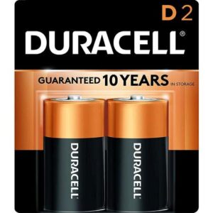 Pile Alcaline Coppertop D De 1,5V De Duracell – Emballage De 2 Batteries