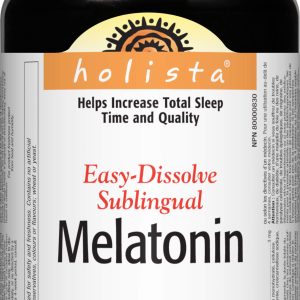 Holista Melatonin 3 mg Easy Dissolve Sublingual Herbal And Natural