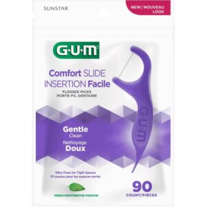 GUM Comfort Slide Flossers Mint Oral Hygiene