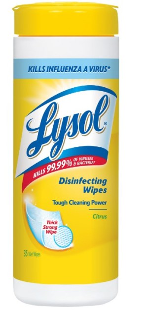 Lysol Disinfct Wipes Citrus