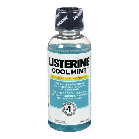 Listerine Cool Mint Mouthwash Travel Size Mouthwash and Oral Rinses