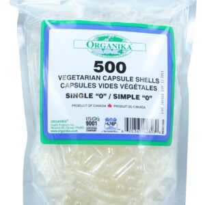 Organika Veggie Capsules Shell Size Single 0 Vitamins And Minerals