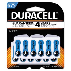Button Cell Hearing Aid Battery #675, 12/pk Batteries