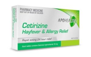 Apohealth Cetirizine Hayfever & Allergy Relief 10mg 100TB