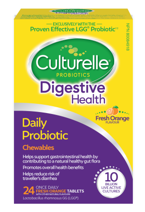 Culturelle Digestive Health Daily Probiotic Fresh Orange Chewables