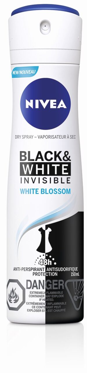 Nivea Dry Spry Inv Blk&wht Bls