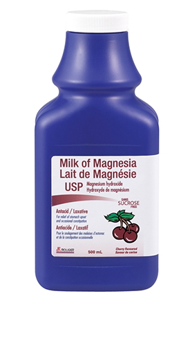 Milk of Magnesia Cherry Teva 500 mL