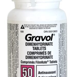 GRAVOL ADULT 50MG Antinauseants