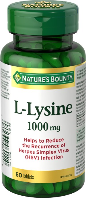 Nature's Bounty L-lysine