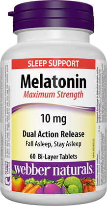 Webber Naturals Melatonin Max Dual Actn