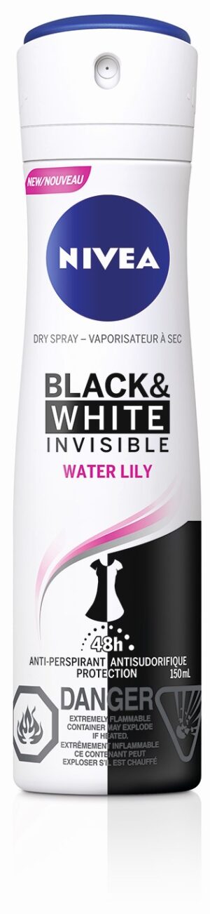 Nivea Dry Spry Blk&wht Wtr Lly