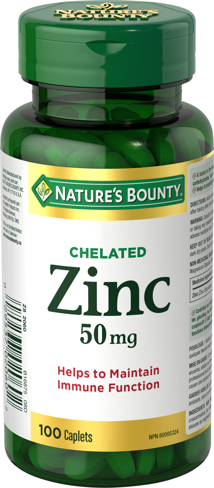 Nature’s Bounty Zinc CTC Health