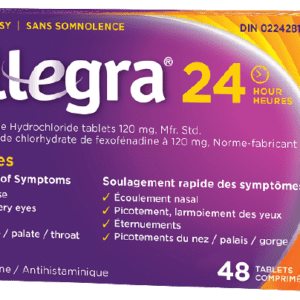 ALLEGRA 24 HOUR 120MG Cough and Cold