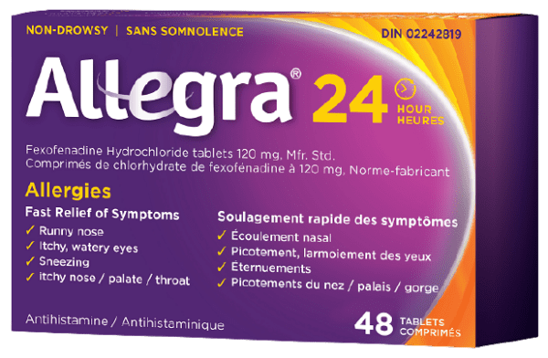 Allegra 24 Hour 120mg Antihistamines