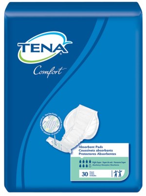 TENA Comfort Incontinence Pad Insert - Nighttime Super Absorbency
