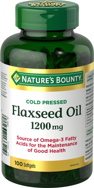 Nature's Bounty Flaxseed Oil
