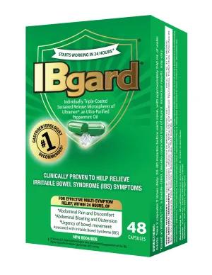 IBgard Peppermint Oil Capsules - Abdominal Comfort | 48ct