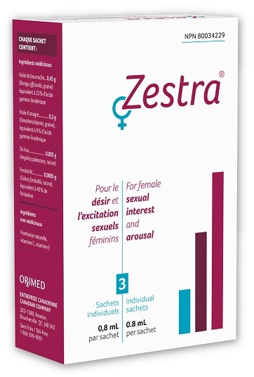 Zestra 0.8ml Satchets