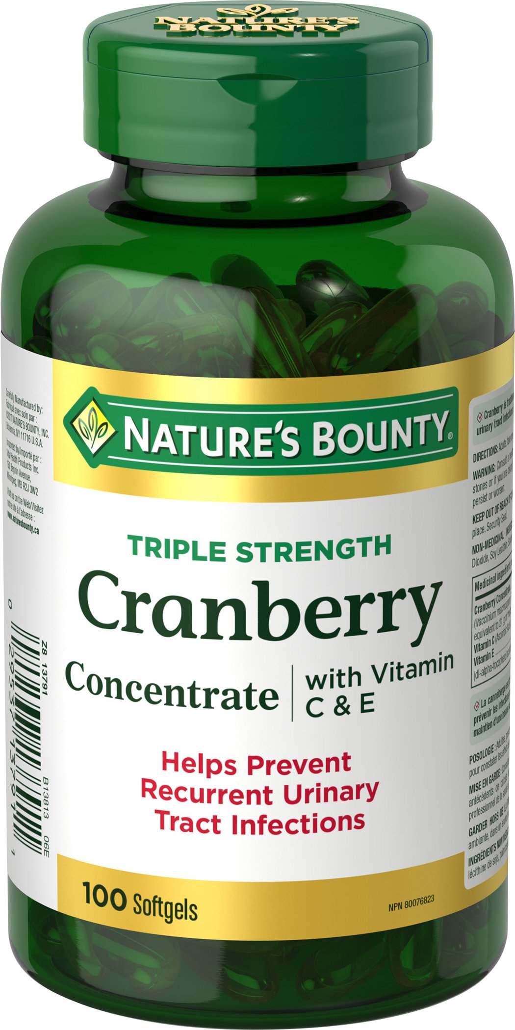 Nature’s Bounty Cranberry Concentrate With Vitamin C And E - CTC Health