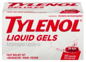 Tylenol Liquid Gels 325mg