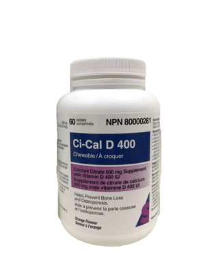CI-CAL D Chewable Tablets 400IU