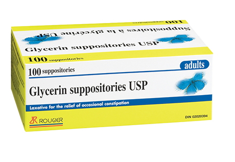 Rougier Glycerin Suppositories ADULT 100'S