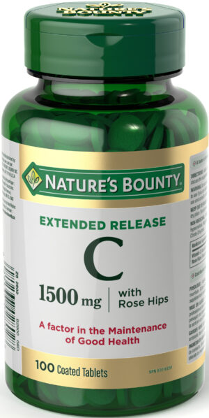 Nature's Bounty Extended Release Vitamin C With Rose Hips