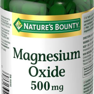 Nature’s Bounty Magnesium Oxide VITAMINS, DIET & FOOD SUPPLIMENTS