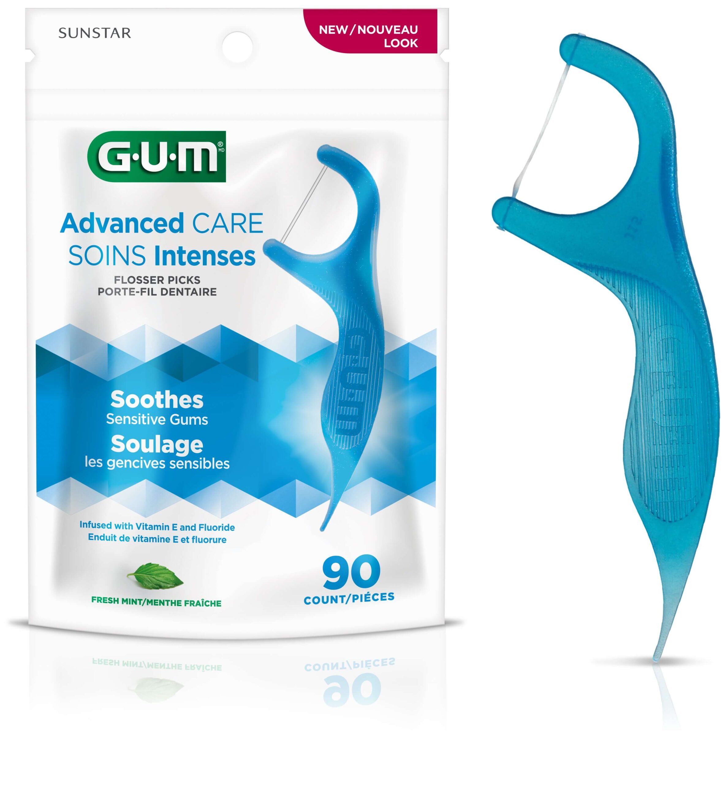 Gum Eez Thru Flossers Vit E