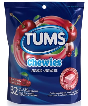 Tums Chews Very Cherry