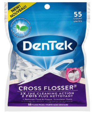 Dentek Cross Flosser 55ct