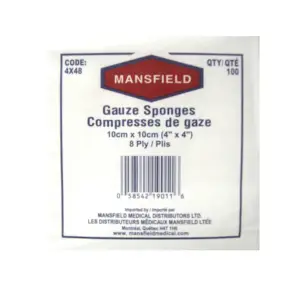 Mansfield Non-sterile 8 Ply Gauze Sponges