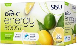 SISU Ester-C Energy Boost Lemon Lime VITAMINS, DIET & FOOD SUPPLIMENTS