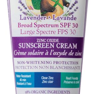Badger Spf 30 Clear Zinc Sunscreen Lavender Sunscreen